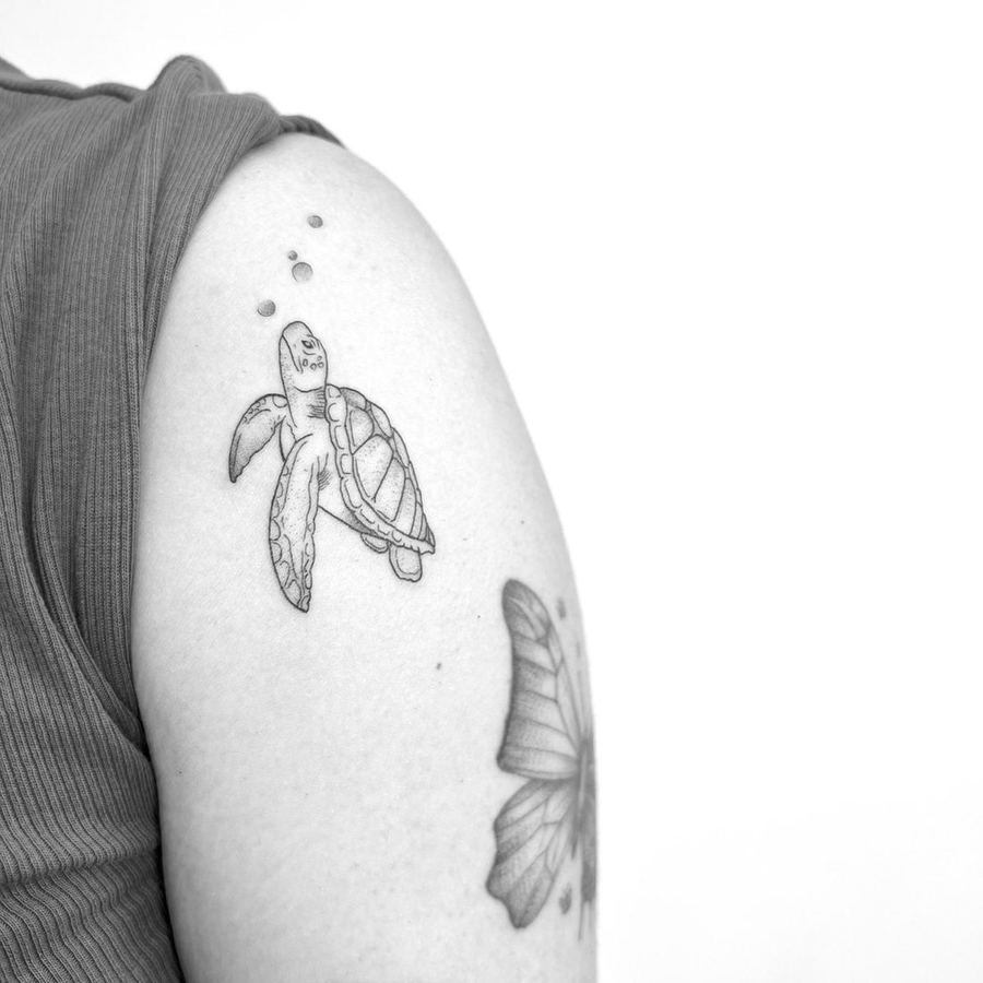 Tortuga tatuada